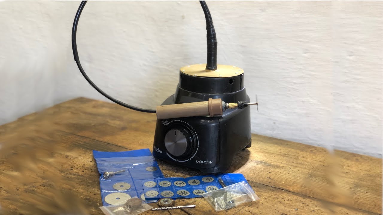 COMO FAZER MINI RETIFICA CASEIRA COM LIQUIDIFICADOR VELHO