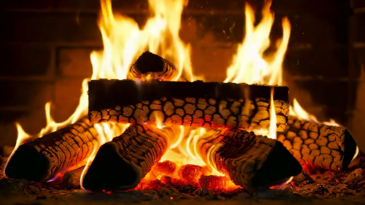 🔥2K HD 🔥Fireplace ASMR - Cracling 🔥