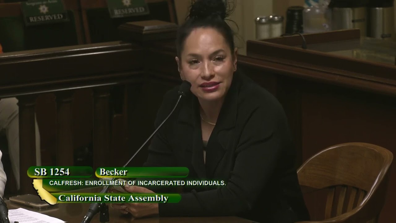 SB 1254 in the Assembly Human Services Committee