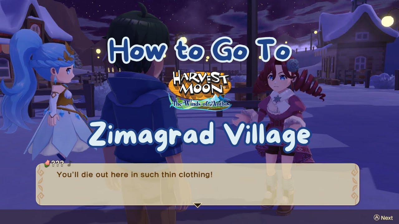 How Go To Zimagrad Village | Harvest Moon The Wind of Anthos Walkthrough