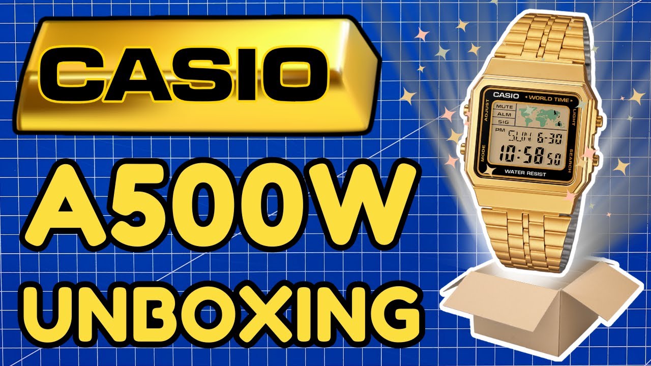 𝓔𝓵𝓮𝓰𝓪𝓷𝓽, или BLINGY? 🤔 ЗОЛОТО Casio A500W Распаковка ⌚📦