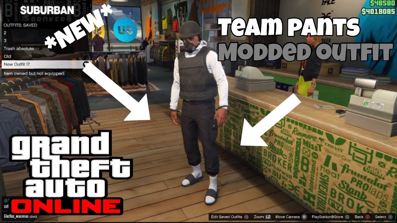*NEW* HOW TO GET TEAM PANTS MODDED OUTFIT ( AFTER PATCH 1.56 )