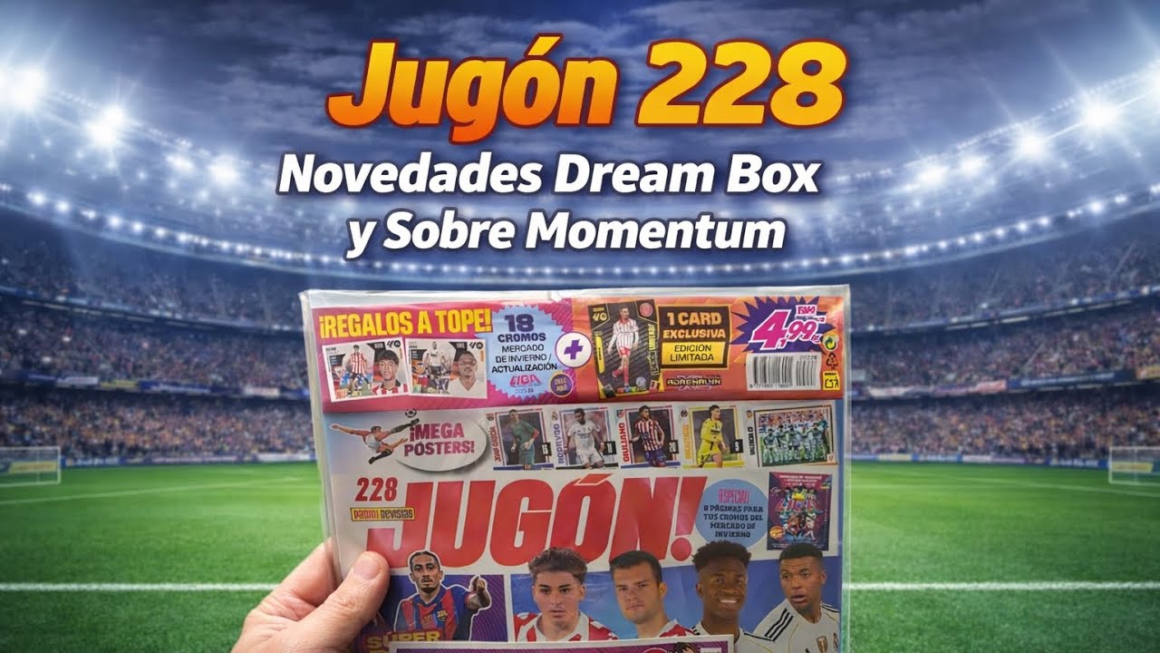 Revista Jugón 228, con Novedades de la Dream box y sobre Momentum.