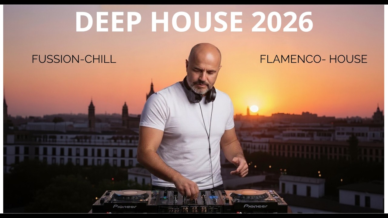 Best of Deep House [2026] | Fussion Flamenco & House Flow | Mauri Sessions | Sevilla Dron 8K Tour