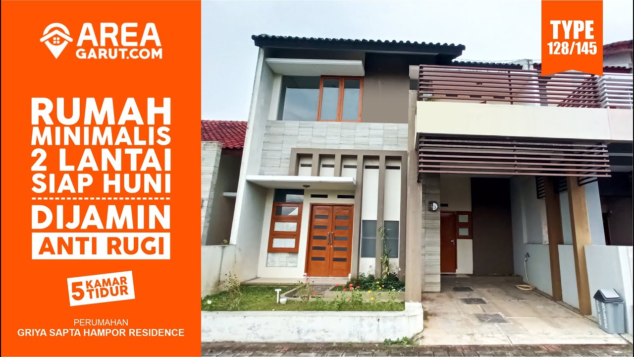 Rumah Minimalis 2 Lantai Type 128/145 Siap Huni | Griya Sapta Hampor Residence | Rp.1.2 M | Garut