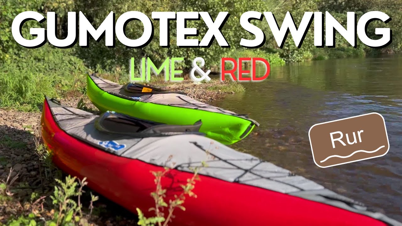 Rur van Linnich naar Orsbeck | Gumotex Swing 1 Lime and Red