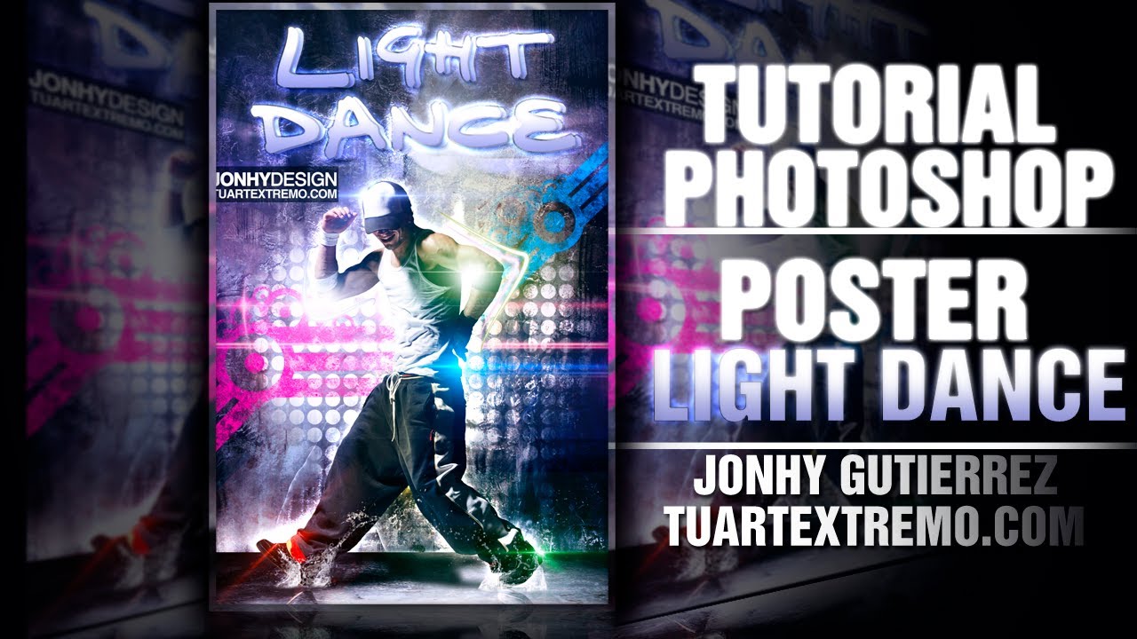 Tutorial Photoshop - Poster Light Dance