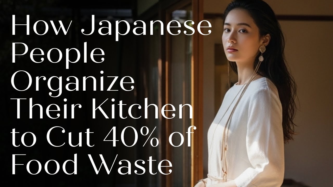 How Japanese People Organize Their Kitchen to Cut 40% of Food Waste | Japanese Minimalism