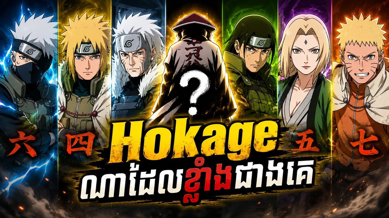 Hokage ណាដែលខ្លាំងជាងគេ ( Naruto series)