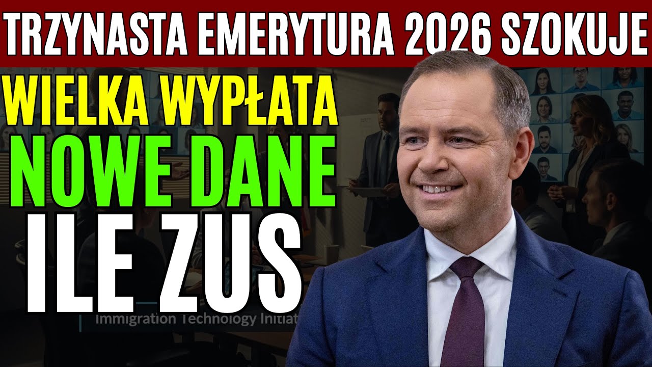 👉 Trzynasta emerytura 2026 ZASKAKUJE! Sprawdź, ile naprawdę dostaniesz od ZUS!
