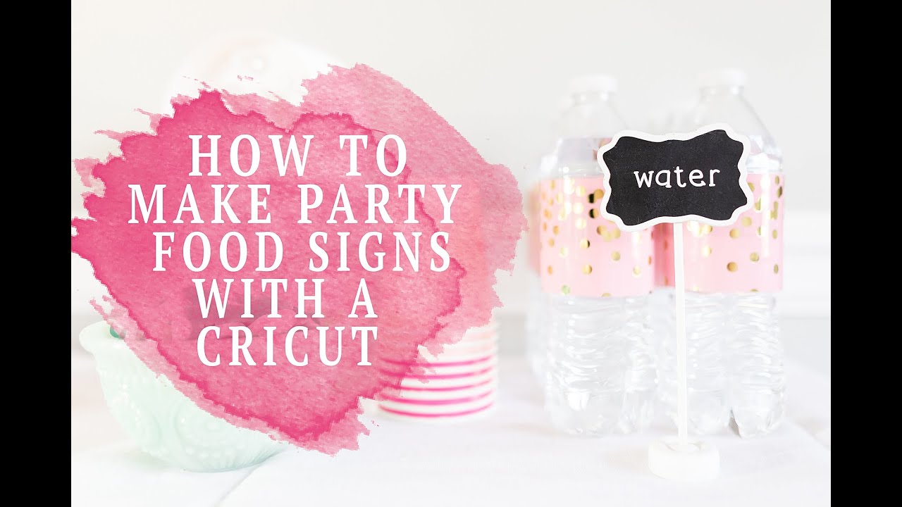 HOW TO MAKE PERFECT LETTERS FOR PARTY FOOD SIGNS