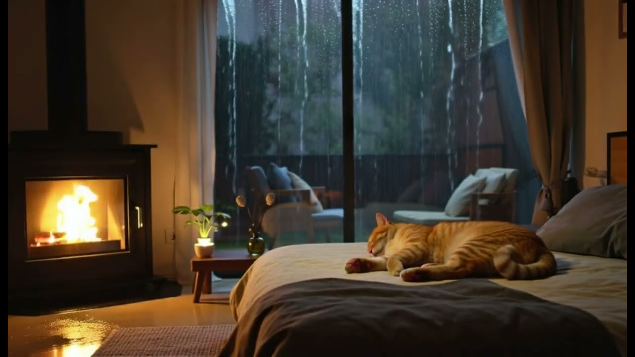 Soft Thunder 🌩️ & Heavy Rain Sounds 🌧️ For 30 Minutes | Relax & Fall Asleep 🌙