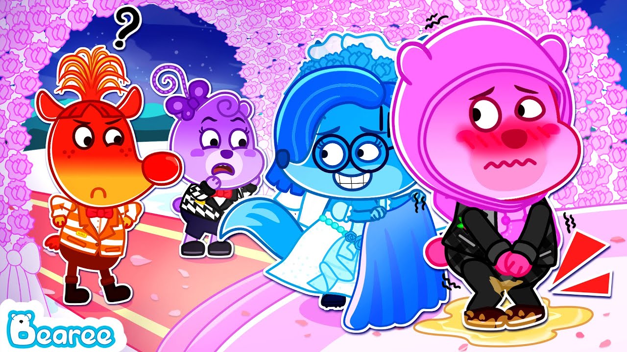 Sadness Bride Protects Embarrassment Groom | Kids Play Wedding in 
