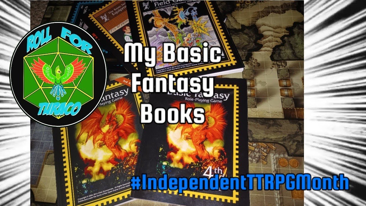 My Basic Fantasy RPG Collection #IndependentTTRPGMonth #BasicFantasy