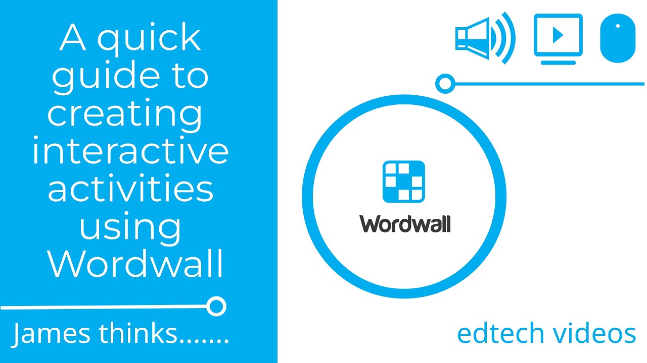 A quick guide to creating  interactive activities using Wordwall