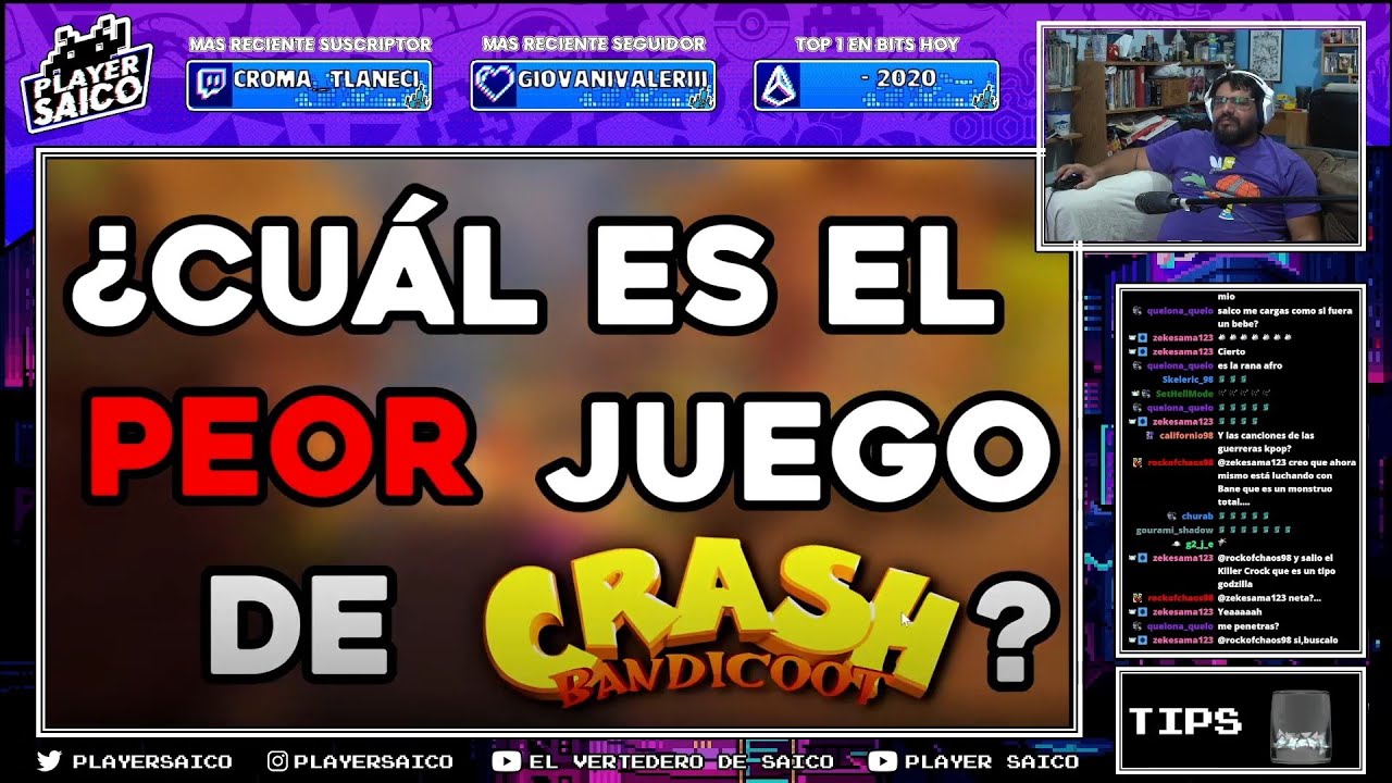 &iquest;CU&Aacute;L es el PEOR JUEGO de Crash Bandicoot? 