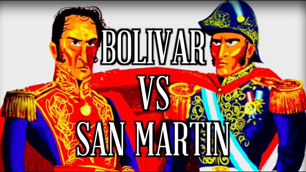 ¿Y si SIMÓN BOLIVAR y JOSE DE SAN MARTIN se ENFRENTABAN? (Partes 1 y 2)