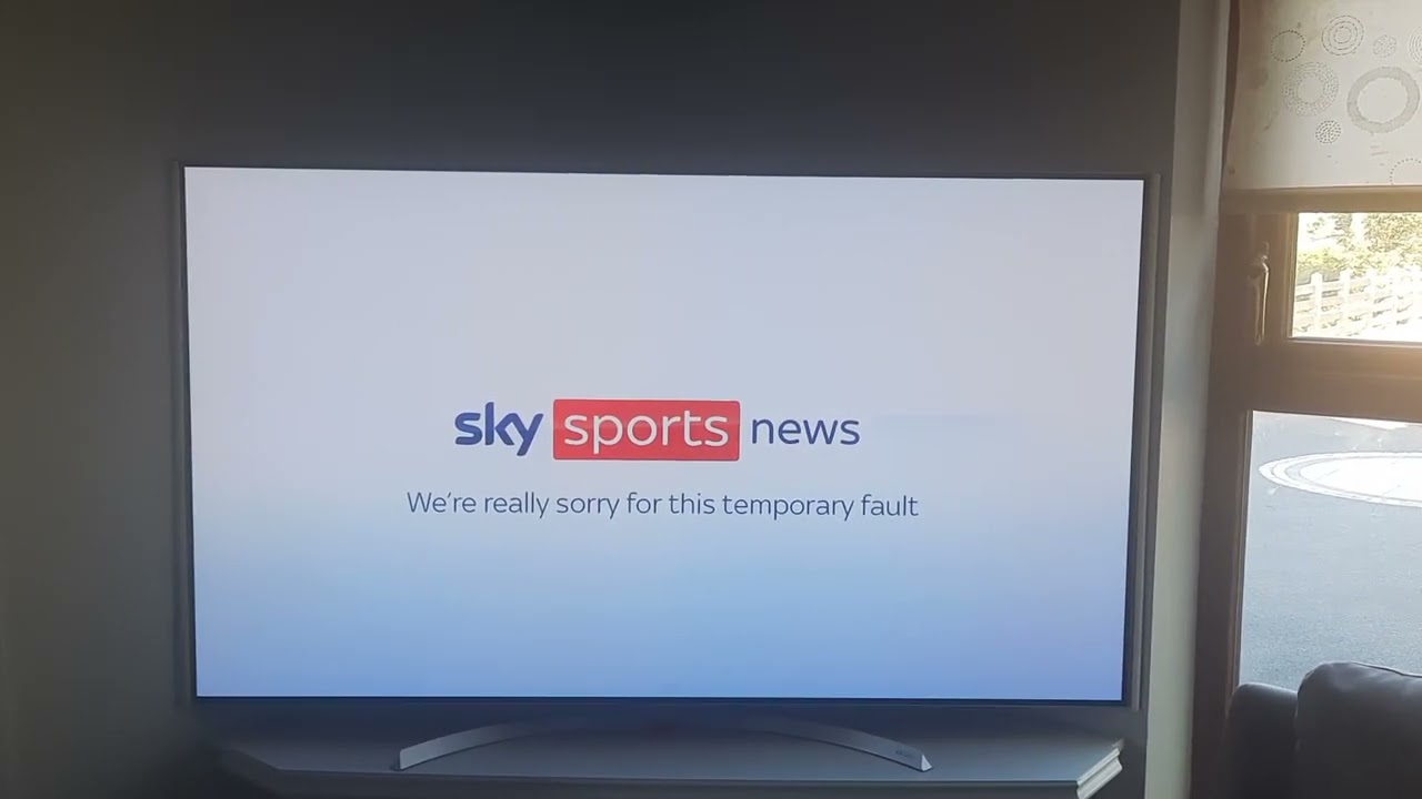 Sky Sports News (UK) Technical Fault (4th June 2022)