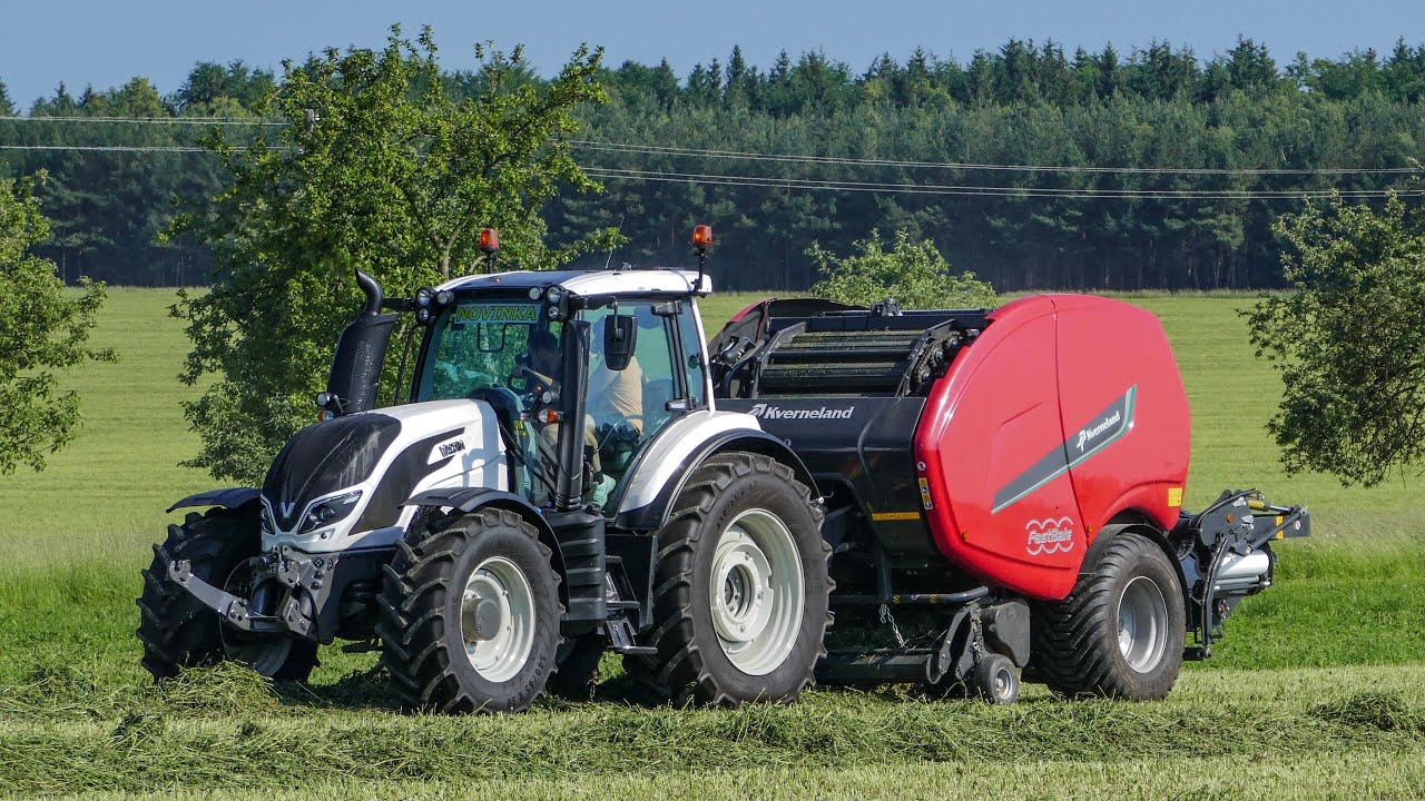 KVERNELAND FastBale - nonstop round baler - Valtra & Case tractors