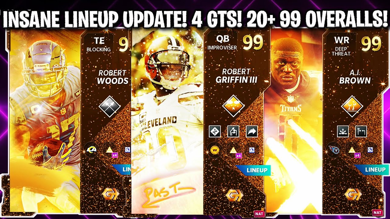 INSANE LINEUP UPDATE! 4 GOLDEN TICKETS! 20+ 99 OVERALLS! | MADDEN 21 ULTIMATE TEAM