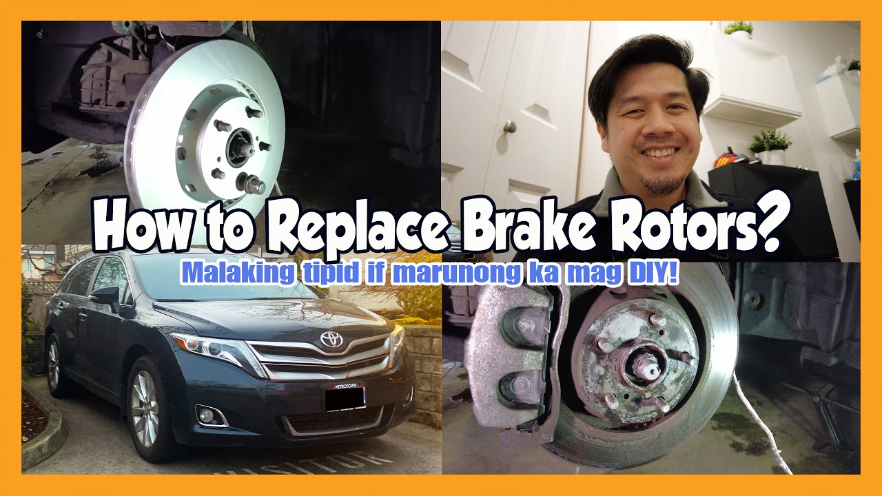 How to Replace your Brake Rotors? | Toyota Venza |  DIY Vlog