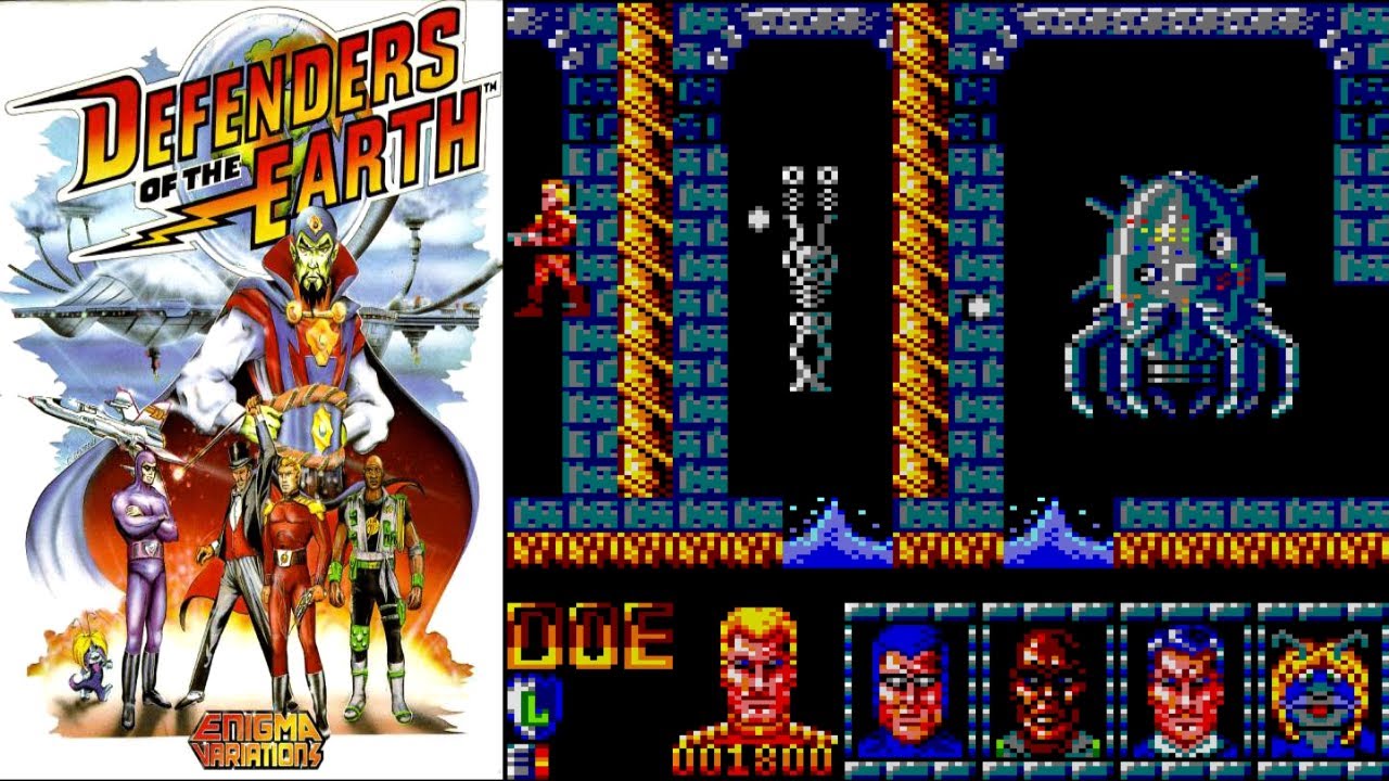 Defenders of the Earth (1990) Amstrad CPC 464