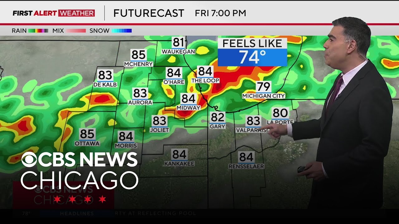 Chicago weather: Hot with storms in the afternoon and evening Friday