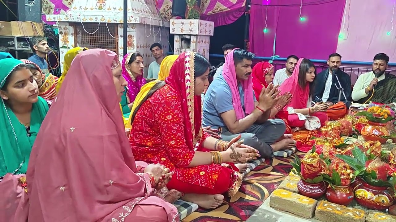 Shrimad Bhagwat katha Aarati Hamirpur (Bijhari)HP Shastri Band Live