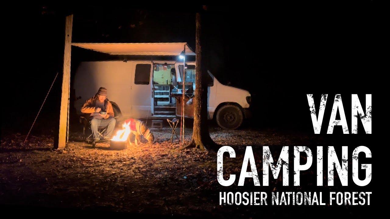 FREE Camping in Hoosier National Forest / Solo Van Camping