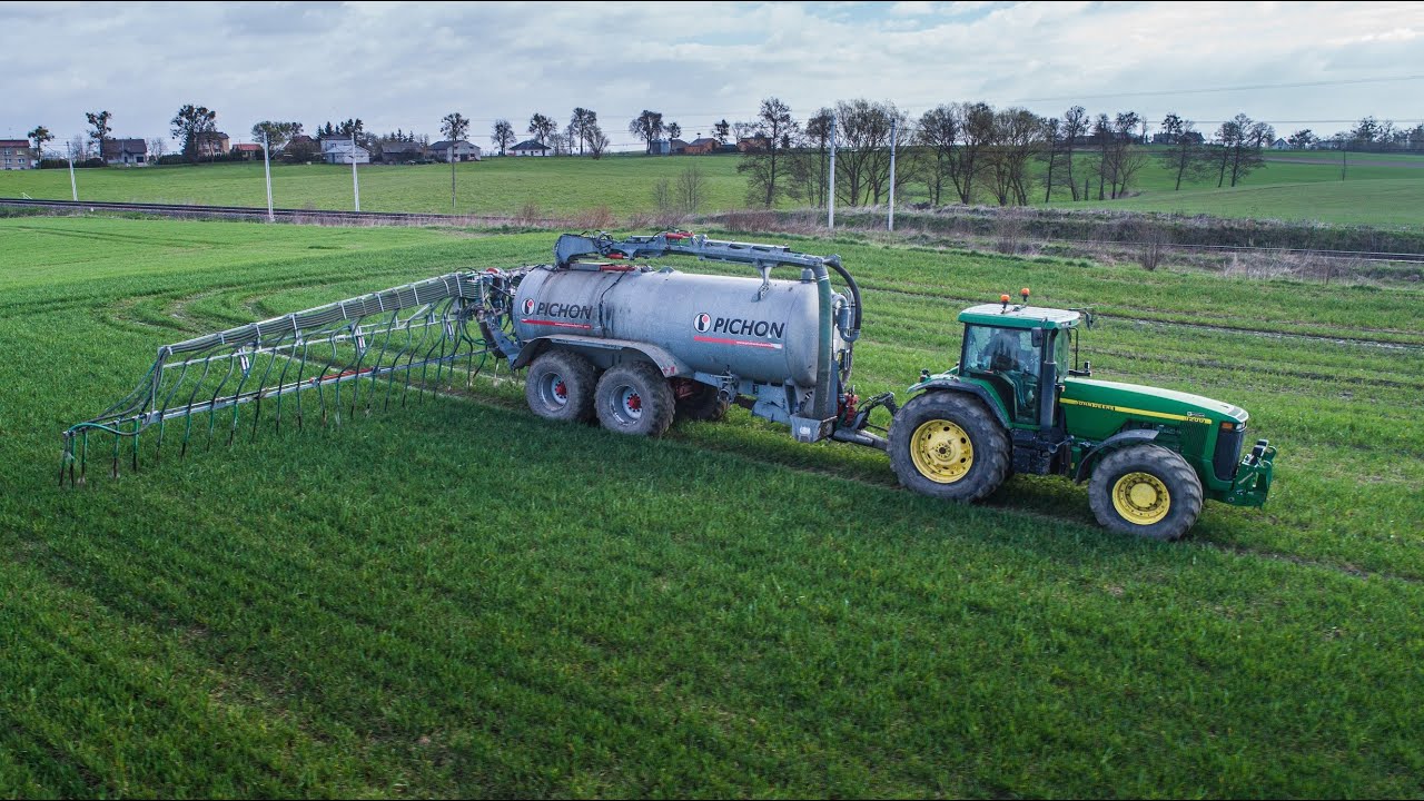 Akcja Gnojowica w GR Mokwa | John Deere 8200