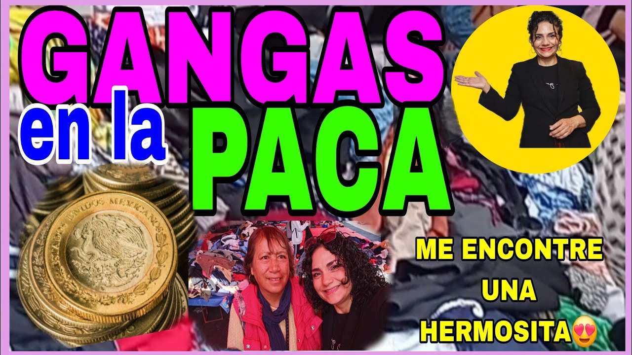 GANGAS EN ROPA DE PACA $10😱