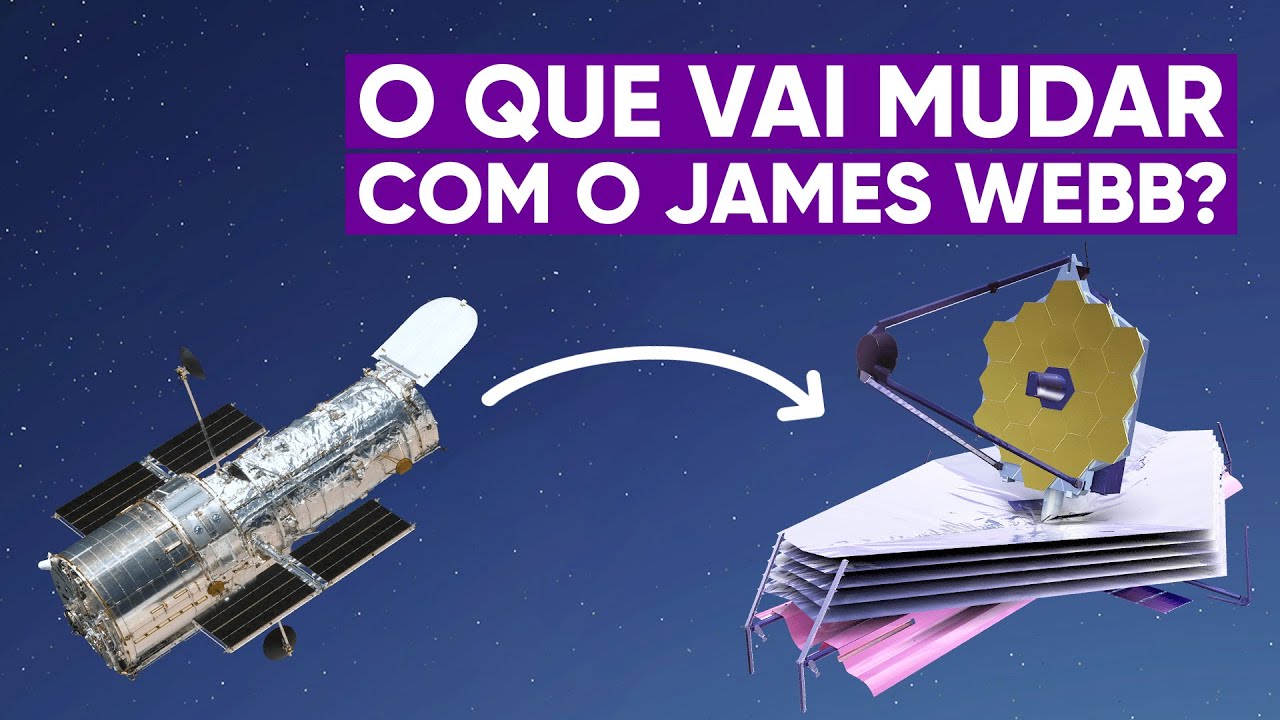 Qual é a diferença entre o James Webb e o Hubble?