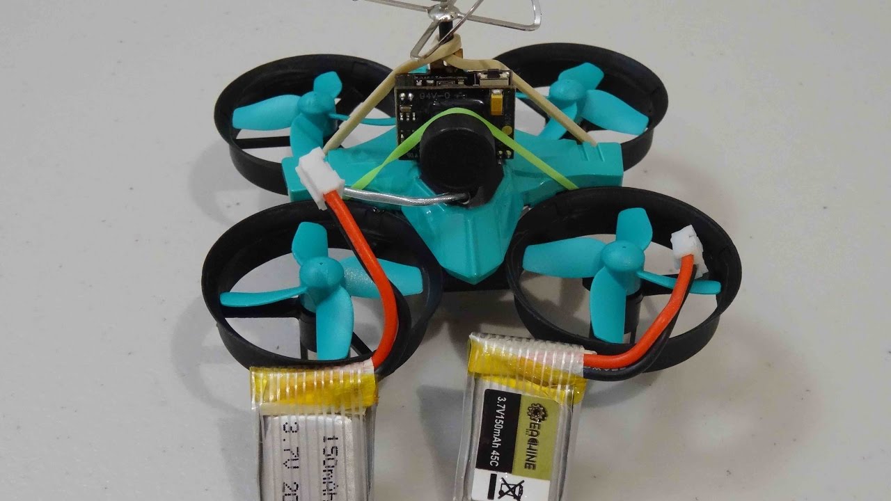 Stock vs Upgraded Battery - Furibee F36 FPV + Eachine TX01 Video Test