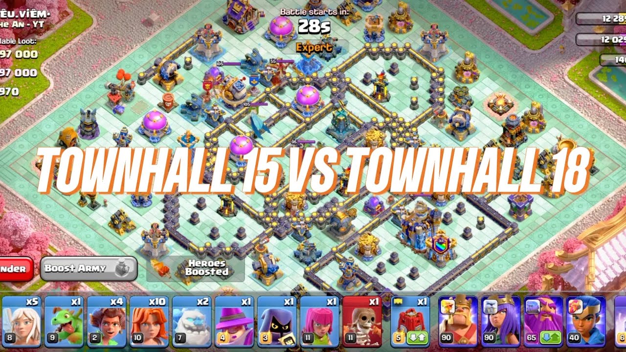 TOWNHALL 15 VS TOWNHALL 18 