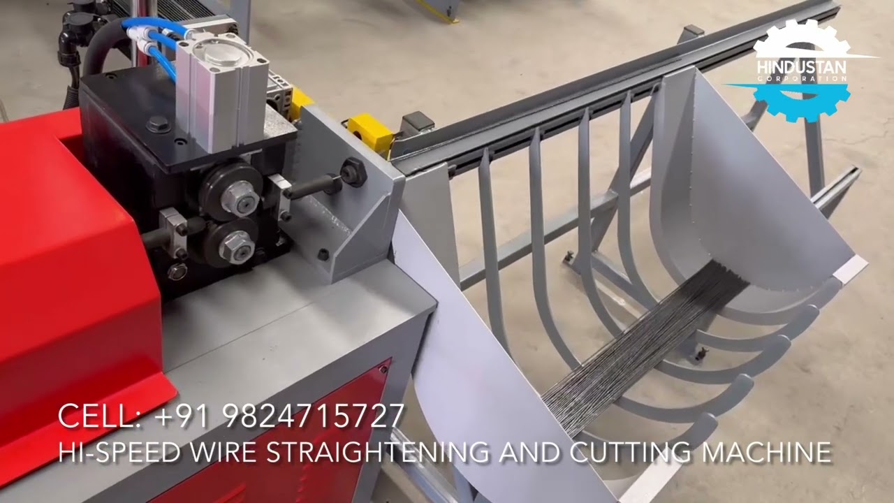 Hi-Speed Wire Straightening and Cutting Machine