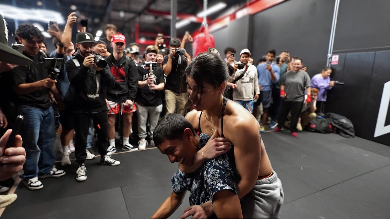 FIGHTING INFLUENCERS AT BRAD'S GYM...