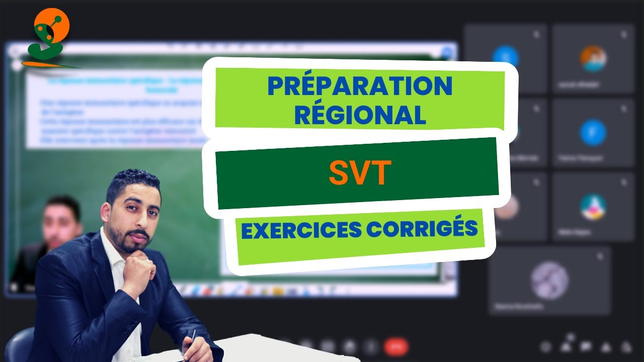 Préparation régional 3AC SVT