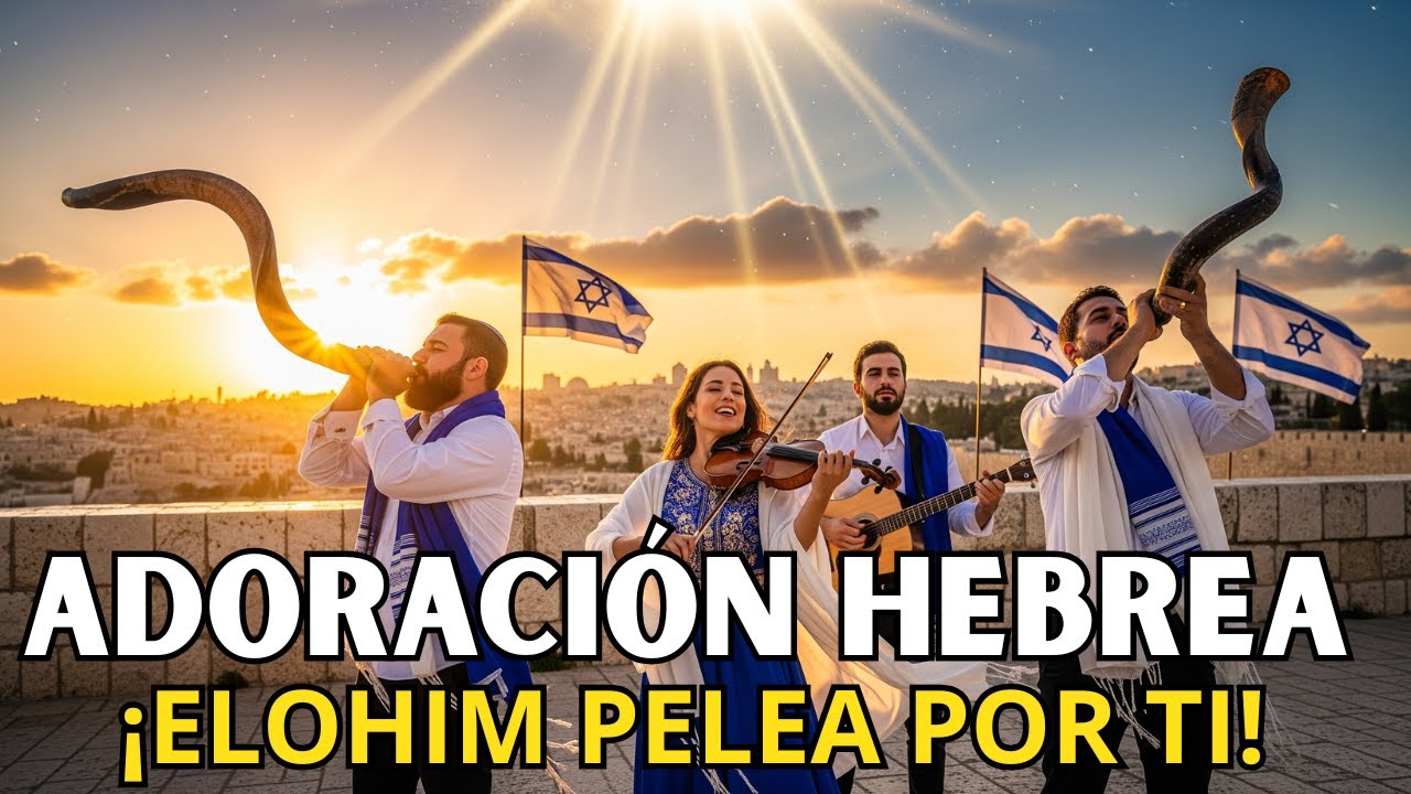 Adoración Hebrea de Júbilo: ¡ELOHIM PELEA POR TI! Shofar, Danza y Victoria en Sión 2025