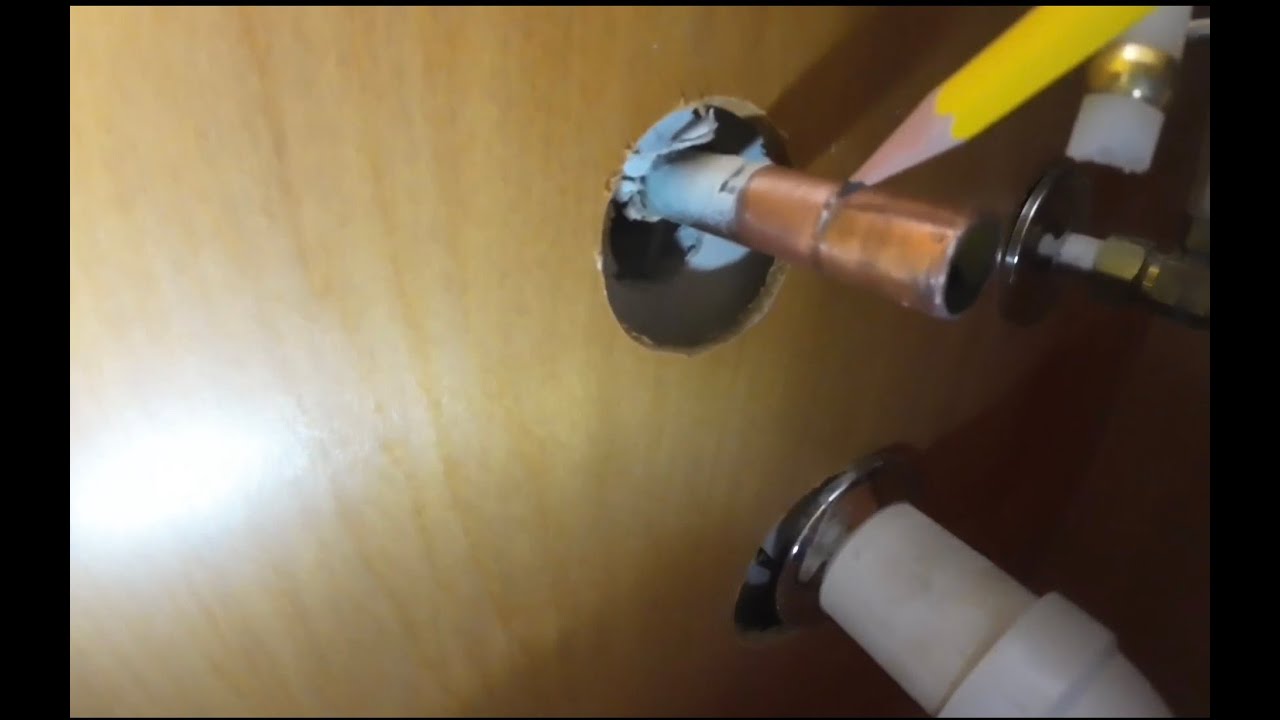 Troubleshooting leak under bathroom sink