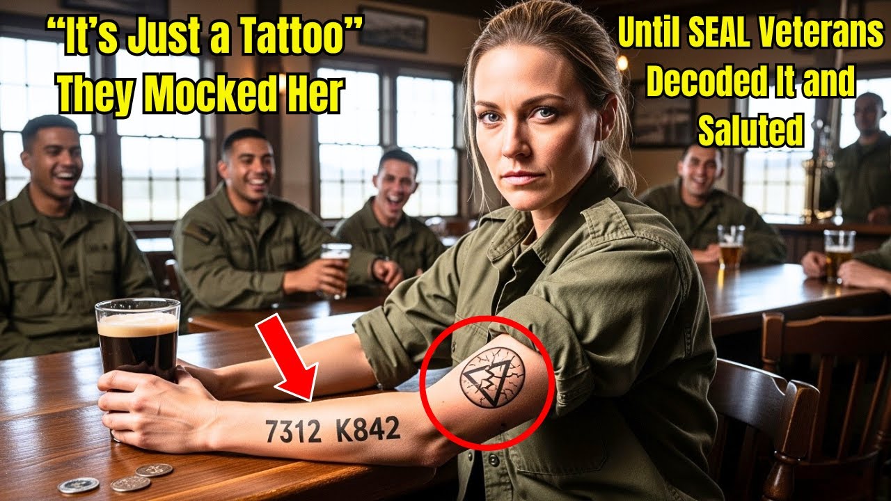 “It’s Just a Tattoo” They Mocked Her — Until SEAL Veterans Decoded It and Saluted
