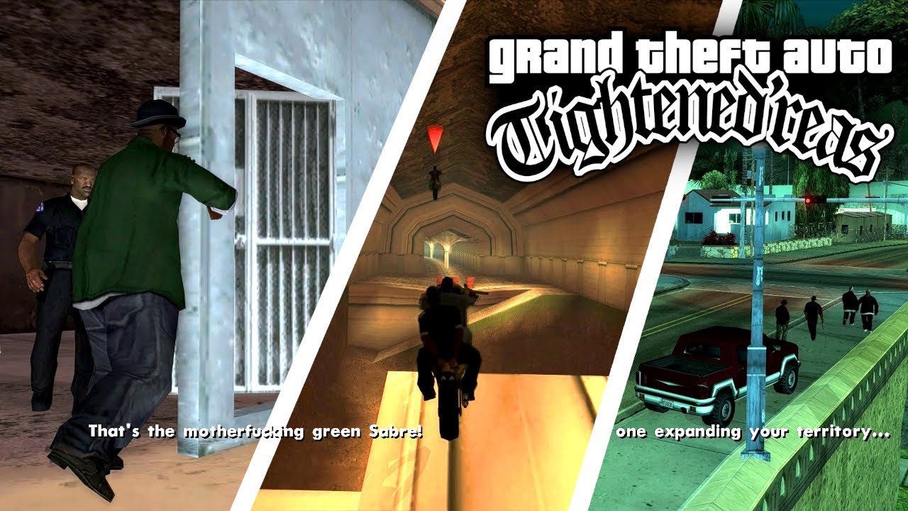 GTA Tightened'reas (San Andreas) - Test 7 - 'Ryde Or Die'