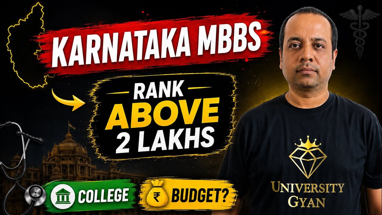 Karnataka MBBS Counselling: NEET Rank Above 2 Lakhs | NEET Counselling |