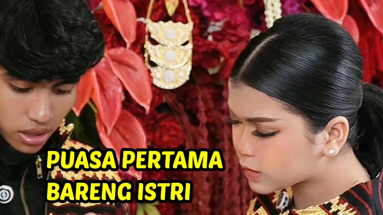 Puasa pertama eby ditemani istri 