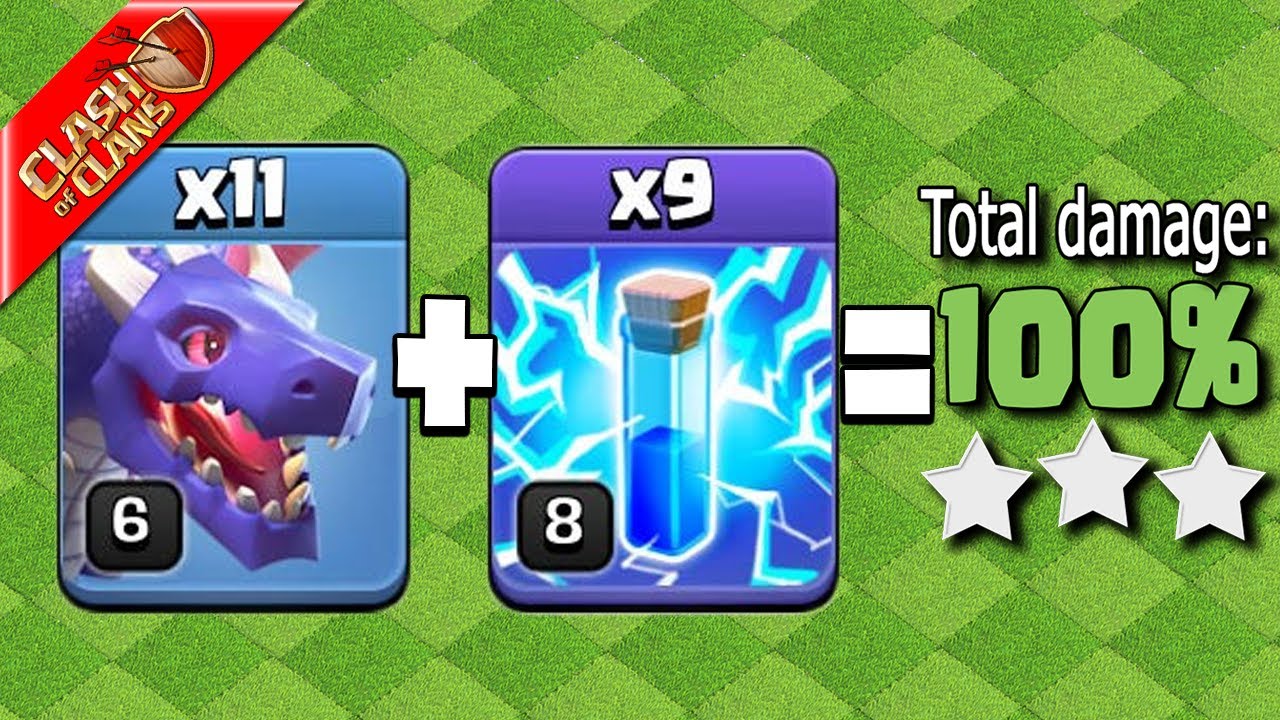 ZAP DRAGONS CRUSHES IN WAR FOR TH11 TOO! (Clash of Clans)