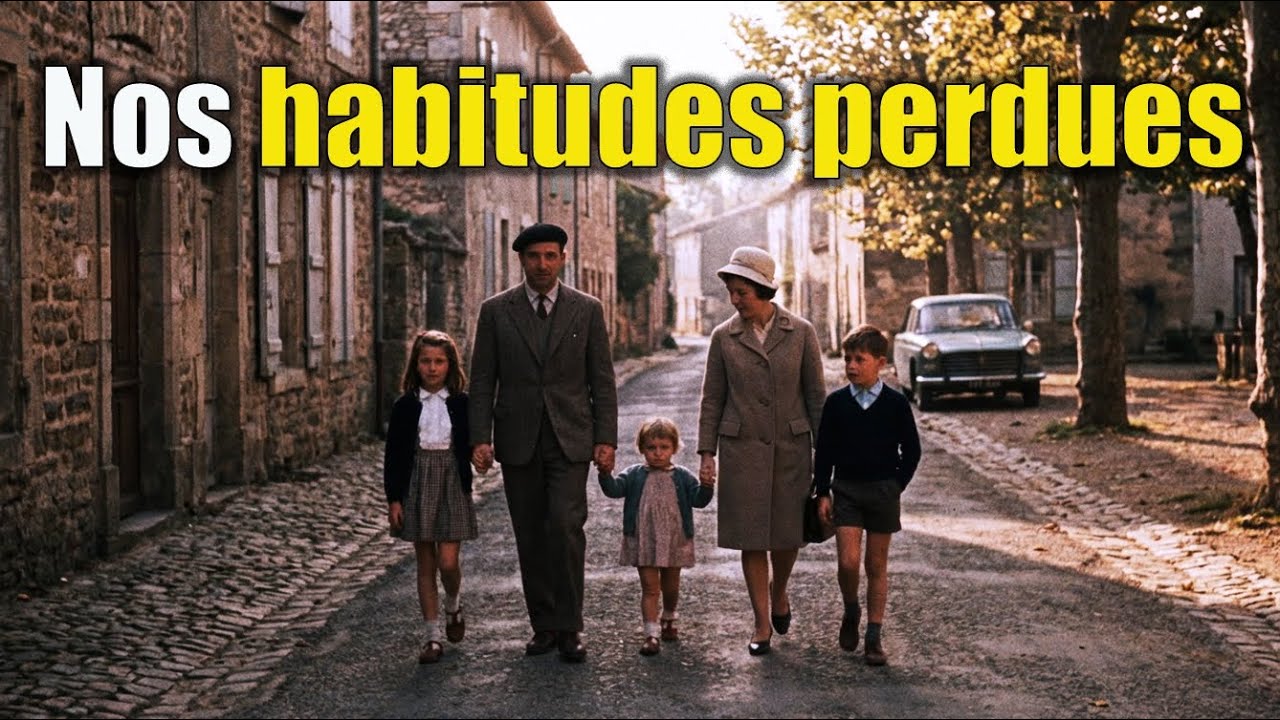 Des habitudes pratiquées en France dans les années 1960, mais aujourd'hui oubliées.
