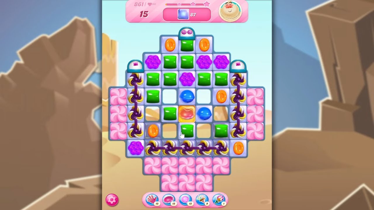 Candy Crush Saga LEVEL 861 NO BOOSTERS&nbsp;(new version)🐟☑️