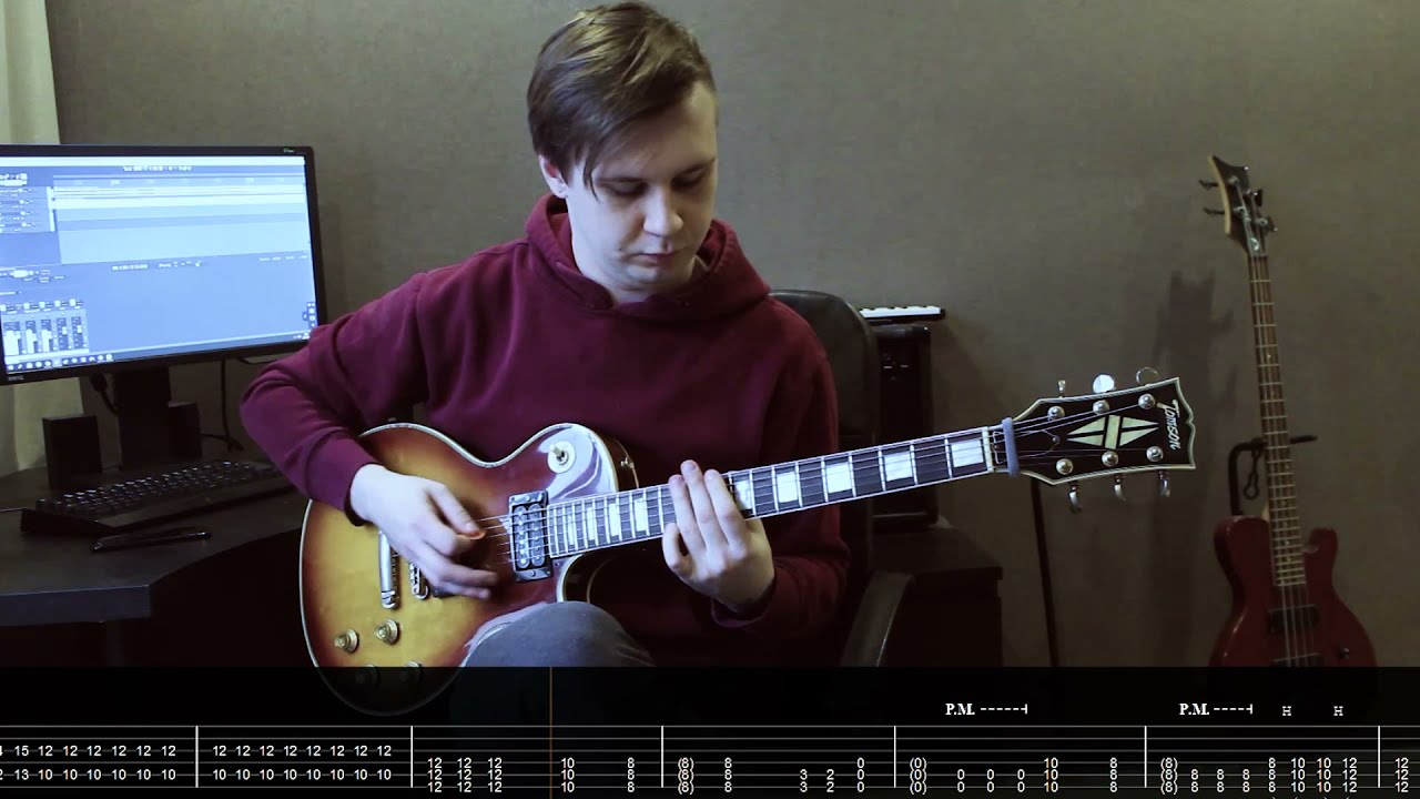 Atreyu | Right Side Of The Bed | Guitar Playthrough + Screen Tabs