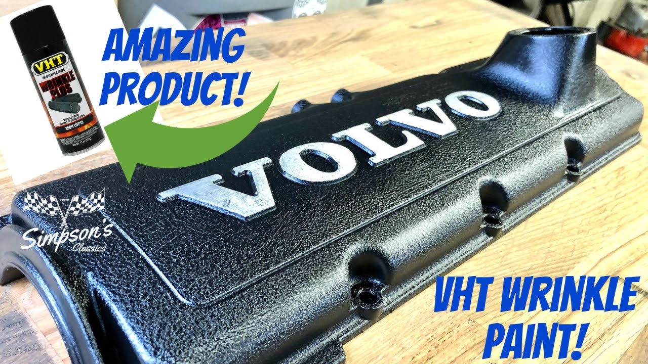 Volvo 940 Turbo - VHT Wrinkle/Crackle Painted Cam Cover