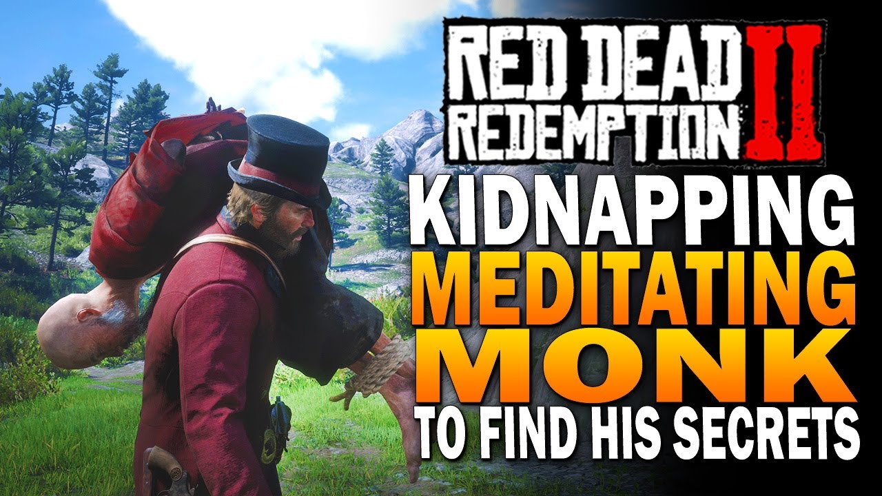 Kidnapping The Meditating Monk To Discover His Secrets! Red Dead Redemption 2 Secrets [RDR2]