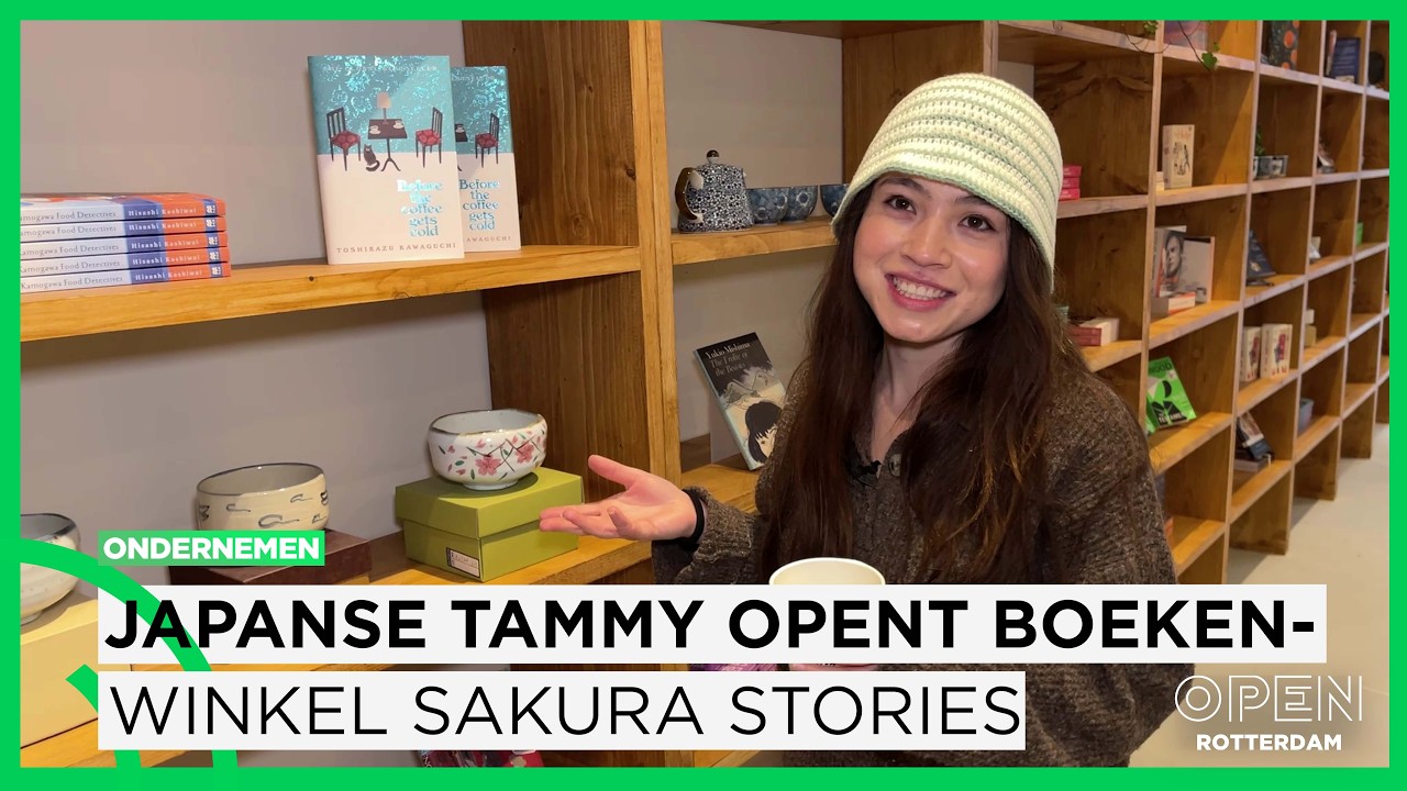 Japanse Tammy brengt stukje thuis naar Rotterdam met boekenwinkel Sakura Stories | ONDERNEMEN